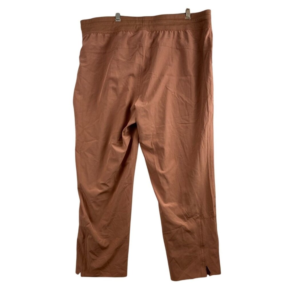 Jockey Womans Lounge Pants XL Terracotta Cotton Blend Drawstring